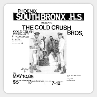 1985 Cold Crush Brothers Flyer Magnet